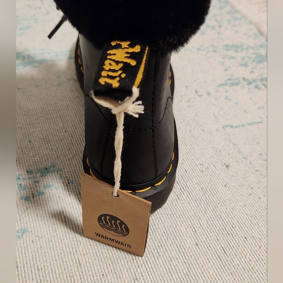 Dr. Martens Womens 1460 Serena Collar Milo faux fur boots New in Box Size 6 - Picture 12 of 16